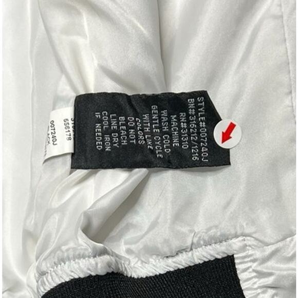 Vintage Y2K Bomber Jacket IZ Byer Size Small Satin Embroidered Baseball Retro - Picture 9 of 11